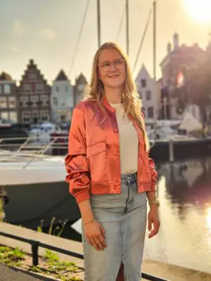 Malice - satijnen bomberjack roze