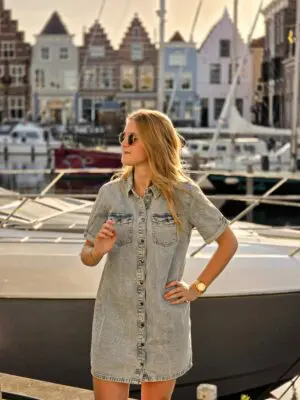 Jennie - blauwe spijkerjurk