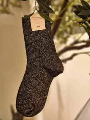 Sokken - zwart met glitters