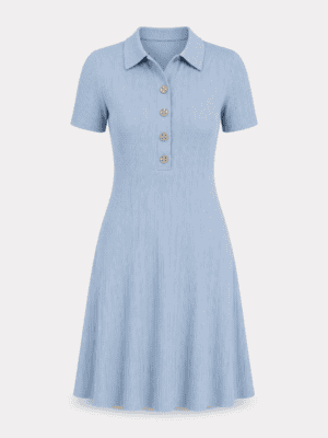 Ilse - jurk blauw
