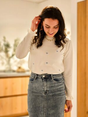 Naomi – truitje met blauwe hartjes