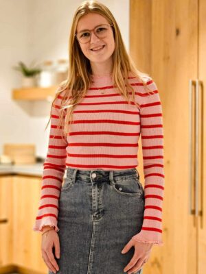 Eva - rood/roze truitje