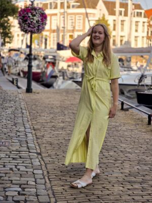 Rachel - jurk geel