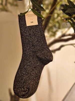 Sokken - zwart met glitters
