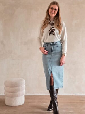 Silje - witte pullover