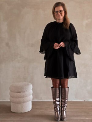 Valora - zwarte jurk