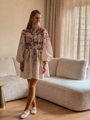 Eva - jurk met bloemdetails