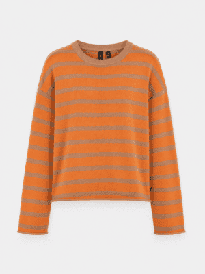 Juultje - sweater orange/taupe