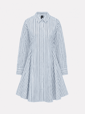 Siena - gestreepte jurk blauw