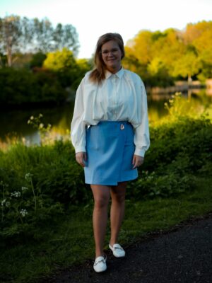 Isabella - blauw rokje
