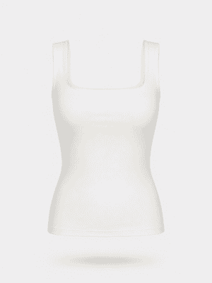 Liz - witte mouwloze top