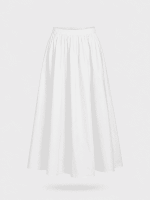Isa - lange witte rok