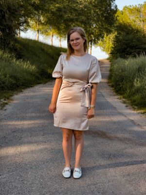 Lieke - Satijnen jurk