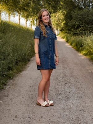 Jennie - spijkerjurk donkerblauw