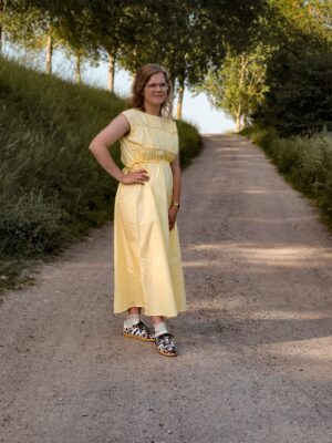 Valerie - gele jurk