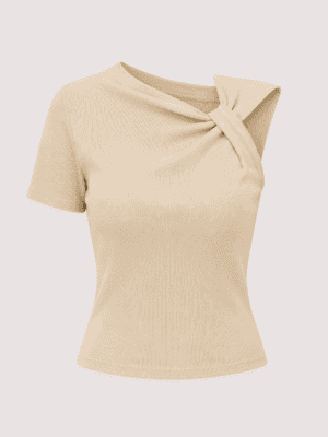 Lieke - beige top