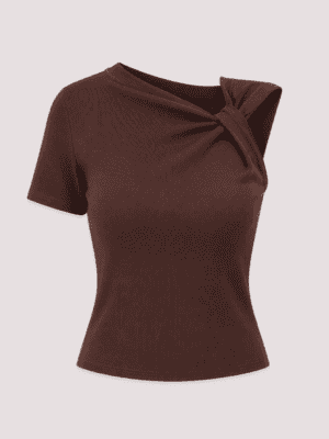 Lieke - bruine top